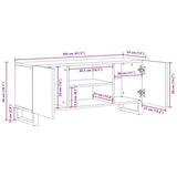 TV Units Brown 105 x 33 x 46 cm Engineered wood 4017936