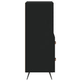 Sideboard Black 34.5x34x90 cm Engineered Wood 828637