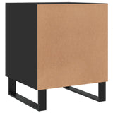 Bedside Cabinets 2 pcs Black 40x40x50 cm Engineered Wood 827615