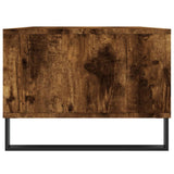 Coffee Table Smoked Oak 90x50x36.5 cm Engineered Wood 830601