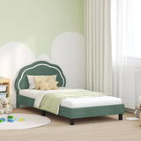 Children's Bed Frame with Headboard Sea Green 80 x 200 cm 42010913