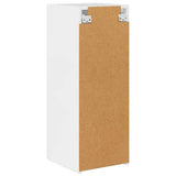 TV Wall Cabinet Gloss White 30 x 31 x 80 cm Engineered Wood 892297