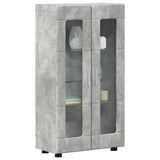 Sideboard with Shelf FLORIN Concrete Grey 55.5 x 29 x 100 cm 880254