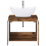 Bathroom Furniture Set Old Wood Engineered Wood 3404348