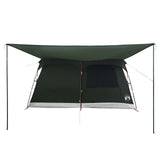 Family Tent with Roof Army Green 320 x 210 x 180 cm Polyester 42028492
