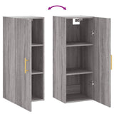 Wall Mounted Cabinet Grey Sonoma 34.5x34x90 cm 828850