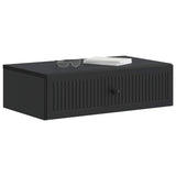 Wall-Mounted Side Table Black 59 x 34.5 x 17 cm Engineered Wood 897976