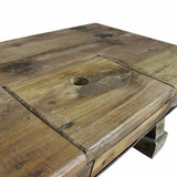 Coffee Table Mixed Recycled Wood 90x50x35 cm 244500