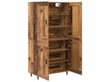 Highboard 2 pcs Old Wood Engineered Wood 3415721