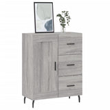 Sideboard Grey Sonoma 69.5x34x90 cm Engineered Wood 830282