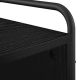 Bedside Cabinet 2 pcs Black Oak 40 x 30 x 60 cm Engineered Wood 8013507