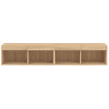 TV Cabinets with LED Lights 2 pcs Sonoma Oak 80x30x30 cm 837146