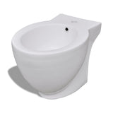 Round Bidet Stand White High-quality Ceramic 140665