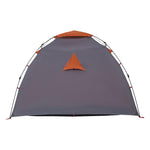 Camping Tent Dome 4-Person Grey and Orange Quick Release 4004244