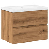 Sink Cabinet with Built-in Basin Artisan Oak 3328922