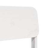 Garden Chair White 60x52.5x72 cm Solid Wood Pine 859318