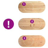 Table Top 140x60x2 cm Solid Wood Oak Oval 4009064