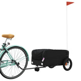 Bike Trailer Black 30 kg Iron 94059