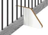 Dog Gate with Stands 4 pcs Grey Sonoma 100 x 80 cm 892064
