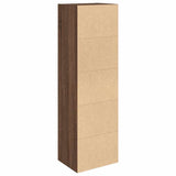 Bookcase Brown Oak 31x24x102 cm Engineered Wood 860343