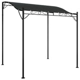 Canopy Anthracite 2x2.3 m 180 g/m Fabric and Steel 362392