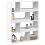 Bookcase White 100x33x125.5 cm Engineered Wood 3309330