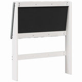 Upholstered Headboard Light Grey 80 cm Solid Pine Wood 879423