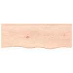 ZNTS Wall Shelf 80x30x cm Untreated Solid Wood Oak 363544