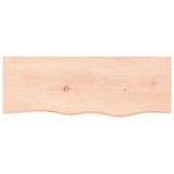 Wall Shelf 80x30x cm Untreated Solid Wood Oak 363543