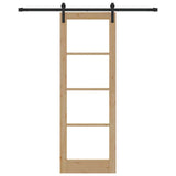 Sliding Door ORKDAL Natural and Black 73.5 x 211 cm 3331821