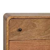 Mini Curved Oak-ish Chest IN3341