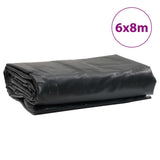 Tarpaulin Anthracite 6x8 m 650 g/m 156098