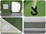 Instant Tent Green 524 x 232 x 192 cm 42017490