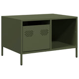 Coffee Table Olive Green 68.5x50x43.5 cm Cold-rolled Steel 851284