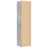 Highboard Concrete Grey 45x42.5x185 cm Engineered Wood 3281409