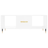 Coffee Table White 102x50x40 cm Engineered Wood 829276