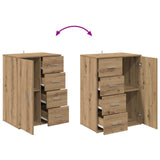 Sideboard Artisan Oak 59 x 39 x 80 cm Engineered Wood 883065