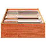 Day Bed without Mattress Wax Brown 75x190 cm Solid Wood Pine 859252