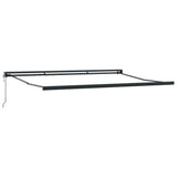 Retractable Awning Manual Red 400 x 300 cm Fabric, Metal 3330700