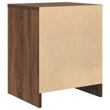 Bedside Cabinets 2 pcs with Drawer Brown Oak 40x34x50 cm 858780