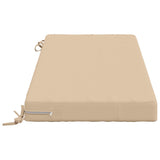 2-Piece Bench Cushions SOEST 2 pcs 100% Polyester Cream 950205