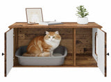 Cat House Old Wood 85 x 55 x 50 cm Engineered Wood 8000732