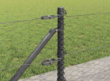 Welded Wire Fence with Concrete Base 100 x 0.6 m 3353723
