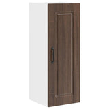 Wall Cabinet PORTO Brown Oak 30 x 31 x 80 cm Engineered Wood 885369