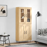 Highboard Sonoma Oak 69.5x34x180 cm Engineered Wood 3198372