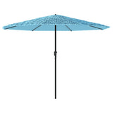 Garden Parasol with Steel Pole Blue 324x324x247 cm 4005110