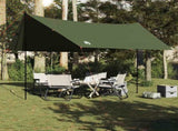 Camping Tarp Olive Green 438x376x212 cm Waterproof 4009606