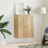 Wall Mounted Cabinet Sonoma Oak 69.5x34x90 cm Engineered Wood 835013