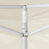 Foldable Tent 3x3 m with 4 Walls Cream 41464