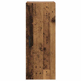 Wall Mounted Cabinet Old Wood 34.5 x 34 x 90 cm Engineered Wood 882607
